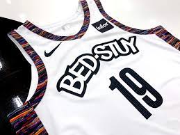 Nike x nba brooklyn nets statement jersey 2020 swingman jersey designed by eric haze kyrie nike x nba brooklyn nets city edition swingman jersey review giveaway winner is announced in. Brooklyn Nets Pay Tribute To Bed Stuy Notorious B I G With New City Edition Uniforms The Brooklyn Home Reporter