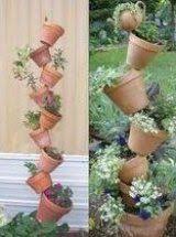 Diy Garten Dekoideen Mit Tont Pfen Die Man Ganz Leicht Selber Machen Kann Diy Garten Dekoideen Diy Blumen In 2020 Diy Garden Decor Diy Garden Projects Diy Garden