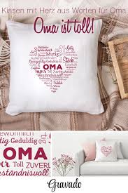 Bedrucktes Kissen Wortwolke Fur Oma Geschenk Oma Basteln Geschenke Fur Oma Basteln Geburtstagsgeschenke Basteln Oma