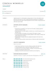 You can download this logistics coordinator cv template in word or pdf format or just view it people looking for jobs can easily download these logistics coordinator cv template in word or we have collected all sort of resumes samples for job seekers according to their field , experience. Logistics Coordinator Resume Sample And Complete Guide Cleverism
