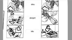 Ibu sedang mencantas reranting pokok bunga. Tahun 2 Bahasa Melayu Bina Ayat Majmuk Berdasarkan Gambar Buku Aktiviti M S 67 Youtube