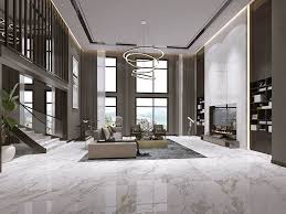 Depending on the material and overall design, the floor covering can either play the main role in the interior show or act as a diminished backdrop. Nirogranite Lavish White Tiles Living Room