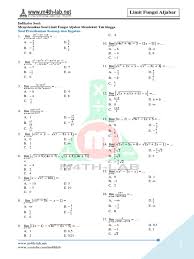 Waktu yang digunakan untuk mengerjakan soal limit fungsi tak hingga dengan cara runut bisa dibilang cukup banyak. Limit Limit Tak Hingga