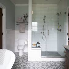Inspiration Master Bathroom Half Tiled Wall Around To The Toilet Area From Shower Bathrooms Remodel Small Bathroom Remodel Bathroom Interior