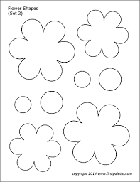 Dont panic , printable and downloadable free small paper flower templates tutorials full library set of 38 we have created for you. Flower Shapes Free Printable Templates Coloring Pages Firstpalette Com