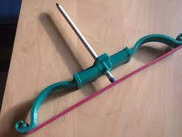 Rubber Band Bow Arrow Stronger Version No Glue By Sommermichel 3d Printing Toys 3d Printing Diy 3d Printer Designs