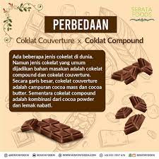 Coklat compound cokelat compound adalah produk yang dibuat dari kombinasi cokelat, lemak nabati dan pemanis. Seratafoods Apa Sih Perbedaan Antara Coklat Compound Facebook