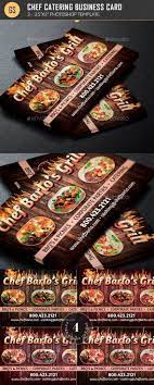 Use our online editor to easily create your business card. Chef Catering Business Card Template By Godserv2 Graphicriver