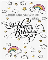 Dec 24, 2010 #8 b.o.b. A Million Magic Wishes To You On You Happy Birthday Journal Birthday Blank Journal Diary Notebook Amazon De Zeemon Rocha Fremdsprachige Bucher