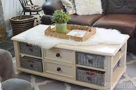 They're a good place to store wool blankets, bedding and pillows for a guest bed because the air circulation reduces the risk of the textiles becoming musty. An Easy Coffee Table Makeover With Chalk Paint The Diy Mommy
