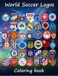 560 x 750 file type: Amazon Com World Soccer Logos World Football Team Badges Of The Best Clubs In The World This Coloring Book Is Different As In The Colored Badges Are On The 80 Teams To
