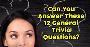 Put your general knowledge savvy to the test with this howstuffworks quiz! Can You Answer 12 Useless Knowledge Trivia Questions Quizpug