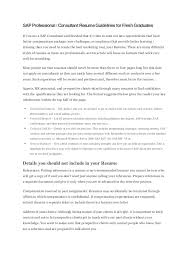 how to write a consultant resume
