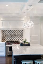 About 40% of these are mosaics, 1% are a wide variety of blue tile backsplash options are available to you, such as project solution capability. White Kitchen With Blue Gray Backsplash Tile Home Bunch Interior Design Ideas