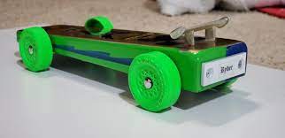 This fun event is part of cub scouting and a lot of people look forward to it. Son Completed His Pinewood Derby Car Batman Themed A Hint Of Minecraft And 5 0 Oz Pinewoodderby