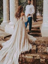 Onlybridals The Shoulder Princess Wedding Dress Sweetheart Appliqued Puff Sleeves Bride Dress A Line Backless Boho Wedding Gown Wedding Dresses Princess Sweetheart Boho Wedding Gown Princess Wedding Dress