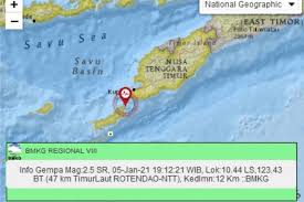 Episenter gempa ini terletak di laut pada jarak 57 kilometer arah tenggara kabupaten blitar, jawa timur, pada kedalaman hiposenter 110 kilometer. Gempa Bumi Maginitudo 4 8 Guncang Kabupaten Kupang Antara News