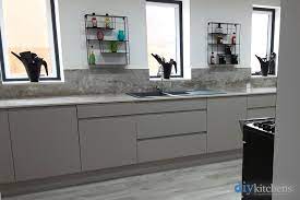 Most of our products are available to order online and then pick up in branch using our click & collect service. Handleless Alabaster Real Kitchens