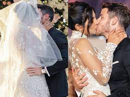 Priyanka chopra jonas is an indian actress, singer, and film producer. Priyanka Chopra And Nick Jonas Wedding Photos The Couple Seal Their Love With A Kiss