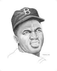 Learn how to draw jackie robinson pictures using these 1920x1080 celebrating black history with jackie robinson for kids (cartoon. Portrait Of A Hero Jackie Robinson Drawing By Brett Farr