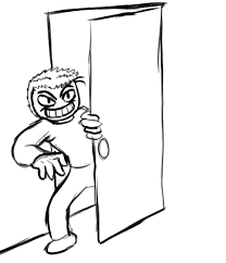 It S That One Meme Of Tom From Tom And Jerry Sneaking Through The Door But With Panther Instead Five Nights At Freddy S Fanfic Parlour