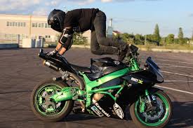 636 Green Chassis Stunt Bike Reiseziele Reisen
