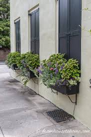 Flowers are often displayed prominently by the window or as a table centerpiece, and so reminds the recipient of you whenever they glance at it. Window Box Flower Combinations Flower Box Ideas Inspired By Charleston Window Boxes Gardening From House To Home Window Box Flowers Window Box Plants Window Box
