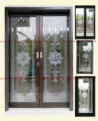 Stickrenz Sandblast Mosque Door Sticker In 2020 Door Stickers Sandblasted Sandblasted Glass