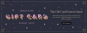 With as little as $3 worth of points in your account, you can request an amazon.ca gift voucher. Beautylish Canada Gift Card Event 2019 Is Open October 22 25 2019 Annual Canadian Holiday Promotion