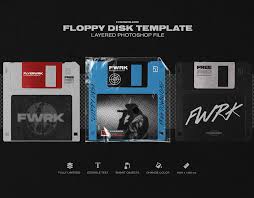 Retro On Behance In 2020 Floppy Disk Design Freebie Album Art Design