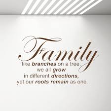 Happiness is like a tree going into the sky, and sadness is like the roots going down into the womb of the earth. Family Lettering Wall Decal Family Like Branches On A Tree Wall Quote Vinyl Wall Stickers Home Decor Living Room Bedroom G408 Wall Stickers Aliexpress