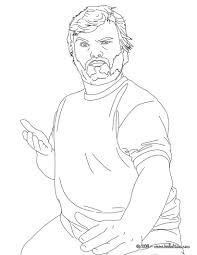American Celebrities Coloring Pages Jack Black Enchanted Forest Coloring Book Art Therapy Coloring Book Geometric Coloring Pages