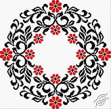 The camel design would make a cute ornament or could be used on a card. Ukrainian Embroidery Ornament 130 By Haftix Patterns Gvello Stitch