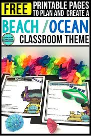 Beach Classroom Theme Ideas Jodi Durgin Education Co Beach Theme Classroom Ocean Theme Classroom Classroom Themes