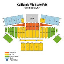 California State Fair Concert Seating Chart Mid State Fair