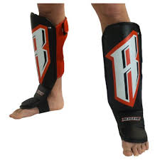 Revgear Grappling Back Open Shin Guard With Straps