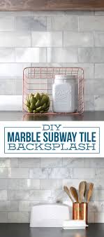 Diy Marble Subway Tile Backsplash Tips Tricks And What Not To Do The Craft Patch Diy Kitchen Backsplash Kitchen Marble Trendy Kitchen Backsplash
