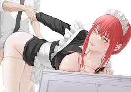 Makima's facesitting- a dance of temptation and control