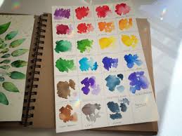 Watercolor With Brusho Crystal Colors Review Color Chart