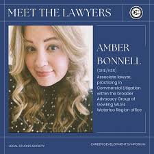 ⚖️Introducing our second lawyer for our Career Development Symposium, Amber  Bonnell!!⚖️