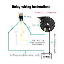 Then, test the horn itself. Car Motorcycle 12v Horn Wiring Harness Relay With Ceramic Socket Kit Modification Multi Tone Claxon Horns Aliexpress