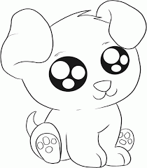 It seems this beautiful little dog wearing a collar and tongue out is wanting to play. Coloring Pages With Cute Puppies Coloring Home