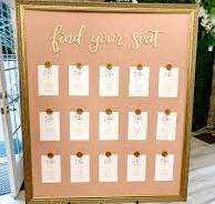 How to Create a Framed Wedding Seating Chart