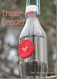 How To Make A Thistle Niger Seed Feeder Soda Bottles Bottle Crafts