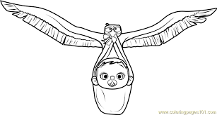 When the online coloring page has loaded, select a color and start clicking on the picture to color it in. Junior With Baby Coloring Page For Kids Free Storks Printable Coloring Pages Online For Kids Coloringpages101 Com Coloring Pages For Kids