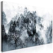 Dadurch lässt sich die erinnerung besonders schön festhalten und währt so lange als kunstvoller druck an den eigenen vier. Decomonkey Mega Xxxl Bilder Natur Wandbild Leinwand 170x85 Cm Einteiliger Xxl Kunstdruck Zum Aufhangen Landschaft Wald Berge Tapestry Outdoor Decor
