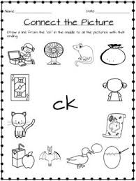Ck Endings Worksheets Fun With Phonics Phonics Kindergarten Phonics Worksheets