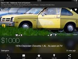 i found the rcr chevette for sale on craigslist complete with pineapple mirror ornamant and squirt front license plate regularcarreviews i found the rcr chevette for sale on