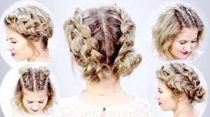 5 Different Hairstyles For Short Hair Different Hairstyles Hairstylesforshorthair Short Dutch Braid Hairstyles Braids For Short Hair Short Hair Tutorial