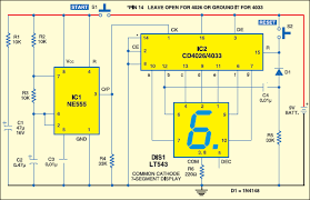 7 Segment Display Dice Detailed Project With Circuit Diagram Circuit Diagram Electronics For You Circuit Projects